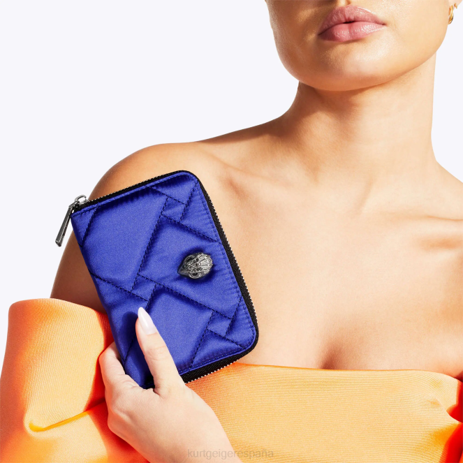 Kurt Geiger mujer cartera pequeña con cremallera london de nailon 2LPR559 | bolsas azul